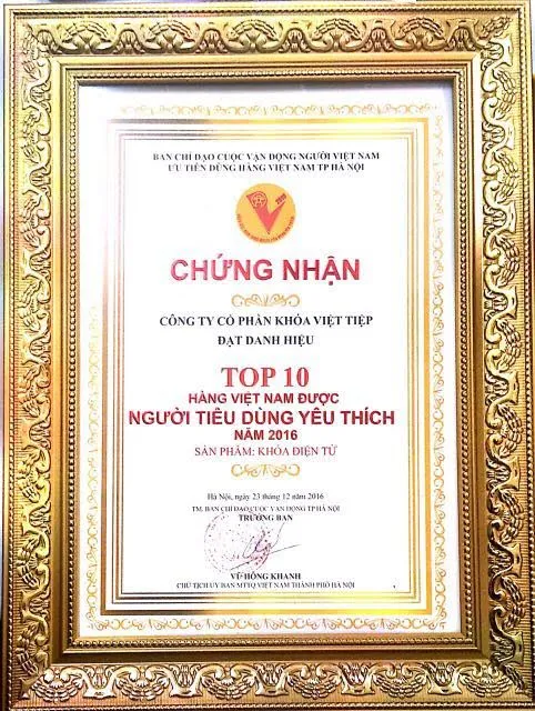 Sản phẩm giaithuong kvt 2 — Khóa Việt Tiệp - Công Ty CP Khóa Việt - Tiệp — MST 0100100537