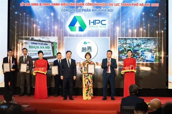 Sản phẩm nhua ha noi tu hao lot top 35 san pham cong nghiep chu luc ha noi 2025 1 — Công Ty Cổ Phần Nhựa Hà Nội — MST 0100100858