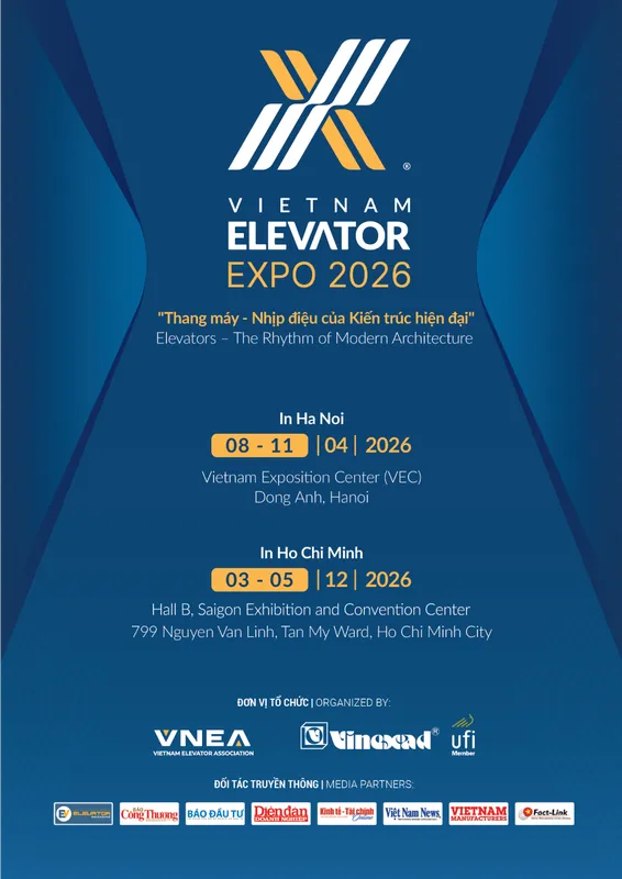 Sản phẩm ELEVATOR 2026 — Quảng Cáo VINEXAD - Công Ty Cổ Phần Quảng Cáo Và Hội Chợ Thương Mại Vinexad — MST 0100108007