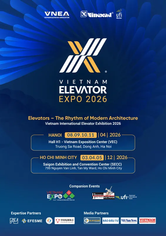 Sản phẩm elevator 2026 — Quảng Cáo VINEXAD - Công Ty Cổ Phần Quảng Cáo Và Hội Chợ Thương Mại Vinexad — MST 0100108007
