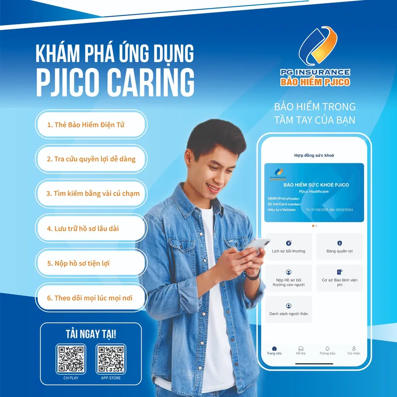 Sản phẩm PJICO caring — Tổng Công Ty Cổ Phần Bảo Hiểm Petrolimex — MST 0100110768