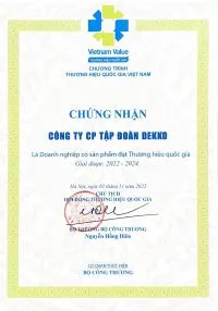 Sản phẩm  1693888352 — Công Ty Cổ Phần Tập Đoàn Dekko — MST 0100384984