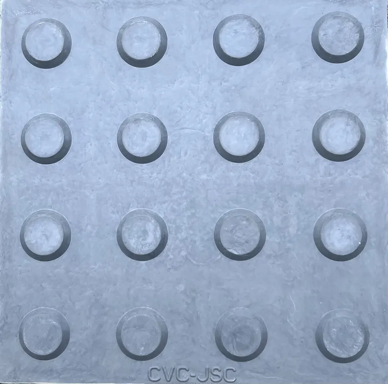 Sản phẩm Vien dung buoc nut tron KT 300x300x20 mau ghi — Composite Công Vinh - Công Ty TNHH Composite Công Vinh — MST 0100516711