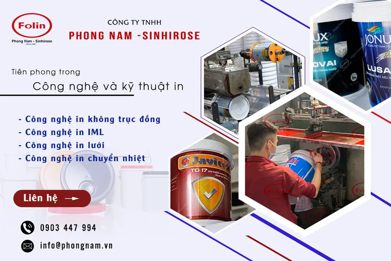 Sản phẩm công nghệ in — Khuôn ép Nhựa Phong Nam - Công Ty TNHH Phong Nam - SINHIROSE — MST 0100697930