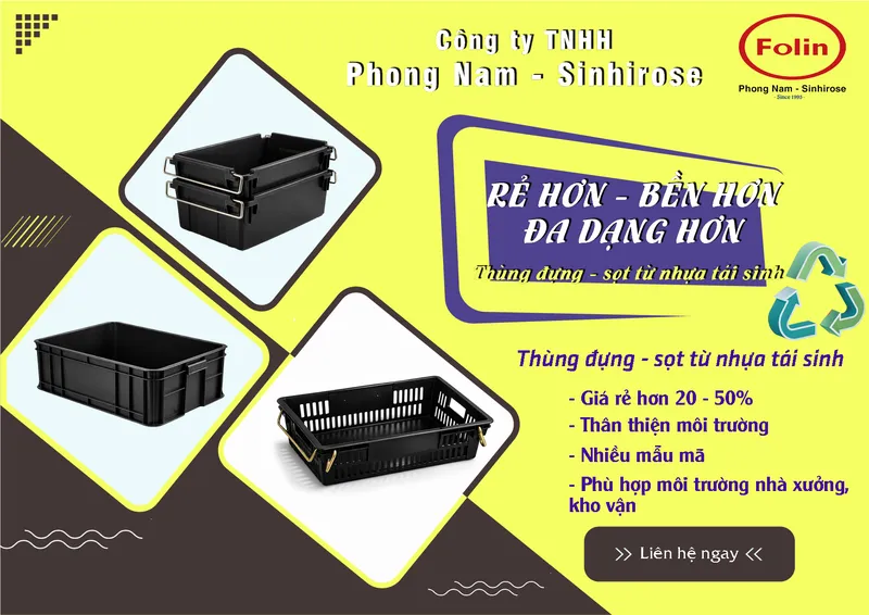 Sản phẩm nhựa tái sinh_1 — Khuôn ép Nhựa Phong Nam - Công Ty TNHH Phong Nam - SINHIROSE — MST 0100697930