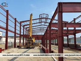 Nhà máy Kết Cấu Thép Đức Mạnh - Công Ty TNHH Sản Xuất Và Thương Mại Đức Mạnh #? — MST 0100765718