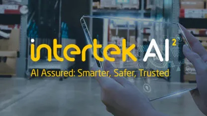 Sản phẩm manager with transparent smart tablet in warehouse card — Công Ty TNHH Intertek Việt Nam — MST 0100773892