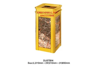 Sản phẩm thung rac khach san inox da hoa cuong A28A — Công Ty TNHH Xây Lắp & Thương Mại Quốc Tế Thiên Phúc — MST 0101066695