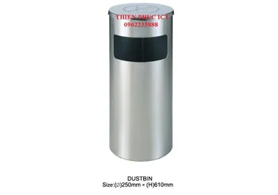 Sản phẩm thung rac khach san inox tron A250 610 — Công Ty TNHH Xây Lắp & Thương Mại Quốc Tế Thiên Phúc — MST 0101066695