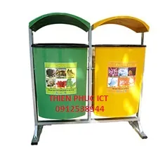 Sản phẩm thùng rác treo đôi Web — Công Ty TNHH Xây Lắp & Thương Mại Quốc Tế Thiên Phúc — MST 0101066695