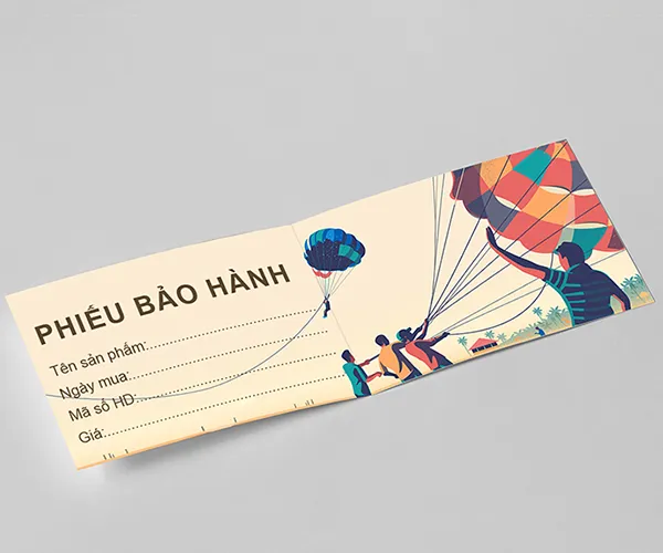 Sản phẩm In phiáº¿u báº£o hÃ nh — In Ấn Thắng Lợi - Công Ty TNHH In Bao Bì Thắng Lợi — MST 0101119072