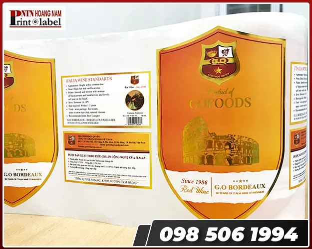 Sản phẩm in decal 2 — Tem Nhãn Hoàng Nam - Công Ty TNHH Sản Xuất Thương Mại Và Đầu Tư Phát Triển Hoàng
Nam — MST 0101184191