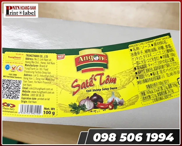 Sản phẩm in decal 9 — Tem Nhãn Hoàng Nam - Công Ty TNHH Sản Xuất Thương Mại Và Đầu Tư Phát Triển Hoàng
Nam — MST 0101184191