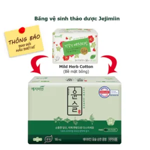 Sản phẩm thay doi mau bang ve sinh jejimiin mild herb cotton be mat bong 1 1 300x300 — Công Ty TNHH Thương Mại Phú Gia — MST 0101201094