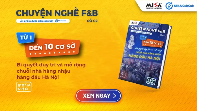 Sản phẩm chuyen nghe fb so 02 bi quyet mo rong chuoi nha hang nhau quan nho 6 — Công Ty Cổ Phần Misa — MST 0101243150