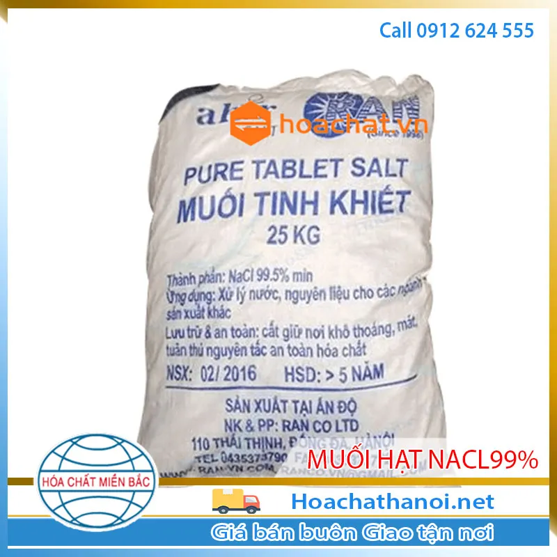 Sản phẩm muoi hat tq nacl 99 3 — Công Ty Cổ Phần Hóa Chất Công Nghiệp Miền Bắc — MST 0101275794