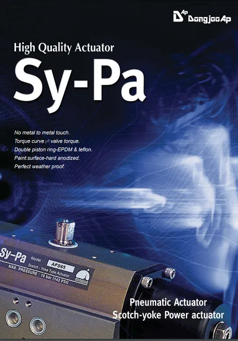Sản phẩm Dongjoo AP Pneumatic actuator — Công Ty TNHH Thương Mại Thiết Bị Tự Động Hóa Cao Đạt — MST 0101293592
