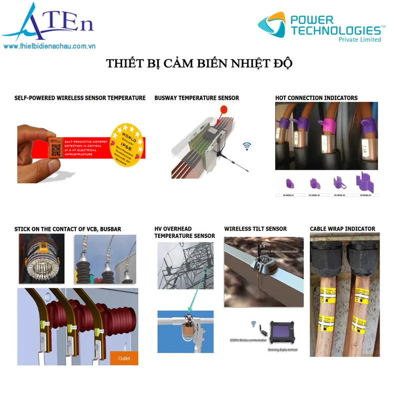 Sản phẩm Thiết bị giám sát nhiệt độ power technologies — Thiết Bị Điện á Châu - Công Ty TNHH Thương Mại Và Kỹ Thuật á Châu — MST 0101294437