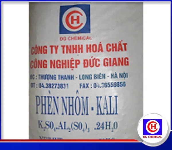 Sản phẩm phen nhom kaloi — Hóa Chất Công Nghiệp Đức Giang - Công Ty TNHH Hóa Chất Công Nghiệp Đức Giang — MST 0101326255