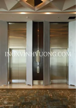 Sản phẩm Ốp thang máy inox vàng_1 3 — Inox Vinh Vượng - Công Ty Cổ Phần Vinh Vượng — MST 0101348770