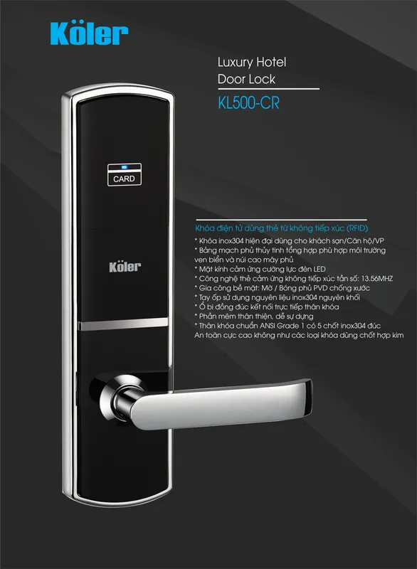 Sản phẩm KL500 Chrome — Công Ty TNHH Thương Mại Minh Thiên — MST 0101350917