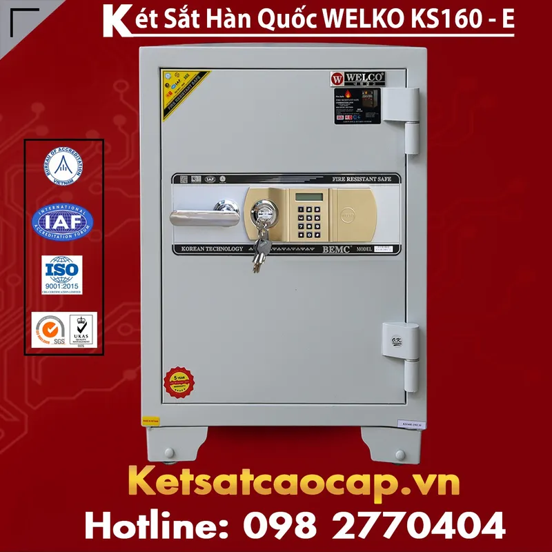 Sản phẩm Ket Sat Sai Gon Van Tay — Tủ Sắt - Công Ty Cổ Phần Thiết Bị Vật Tư Ngân Hàng Và An Toàn Kho Quỹ Việt Nam — MST 0101391913
