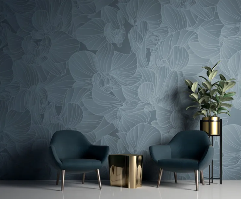 Sản phẩm Floral Wallpaper Steel Small 1024x849 1 — Công Ty TNHH Trang Thiết Bị Nội Thất Trúc Diệp — MST 0101422689