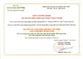 Nhà máy Công Ty TNHH Tư Vấn Y Dược Quốc Tế (IMC) #2 — MST 0101424904