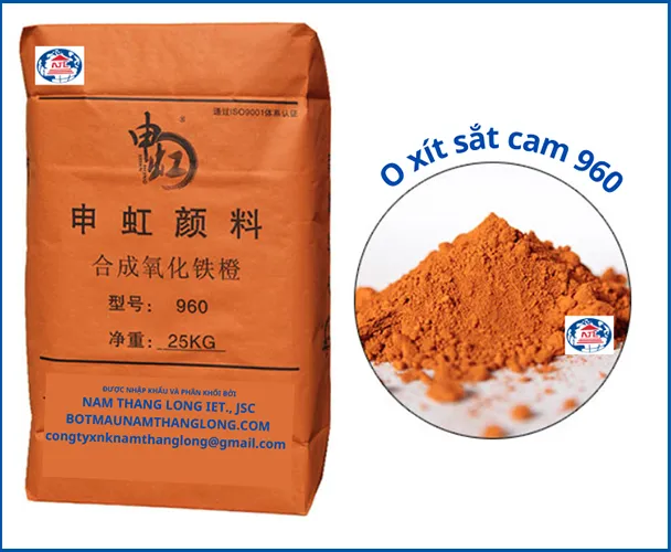 Sản phẩm cam — Bột Màu Nam Thăng Long - Công Ty Cổ Phần Thương Mại Xuất Nhập Khẩu Nam Thăng
Long — MST 0101431179