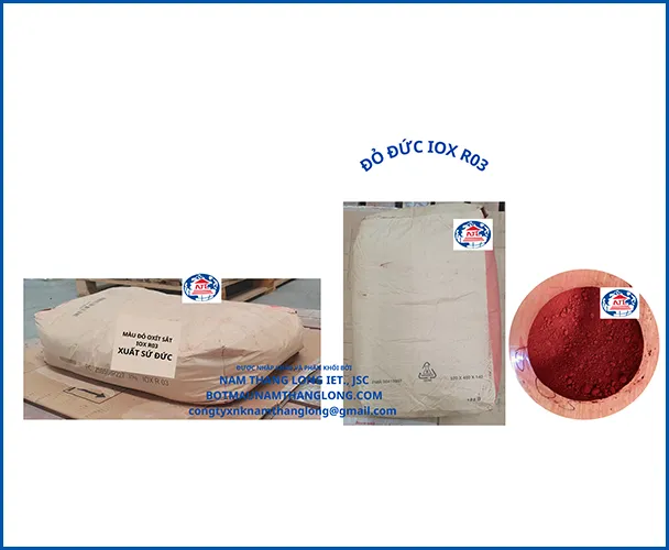 Sản phẩm do 1 — Bột Màu Nam Thăng Long - Công Ty Cổ Phần Thương Mại Xuất Nhập Khẩu Nam Thăng
Long — MST 0101431179