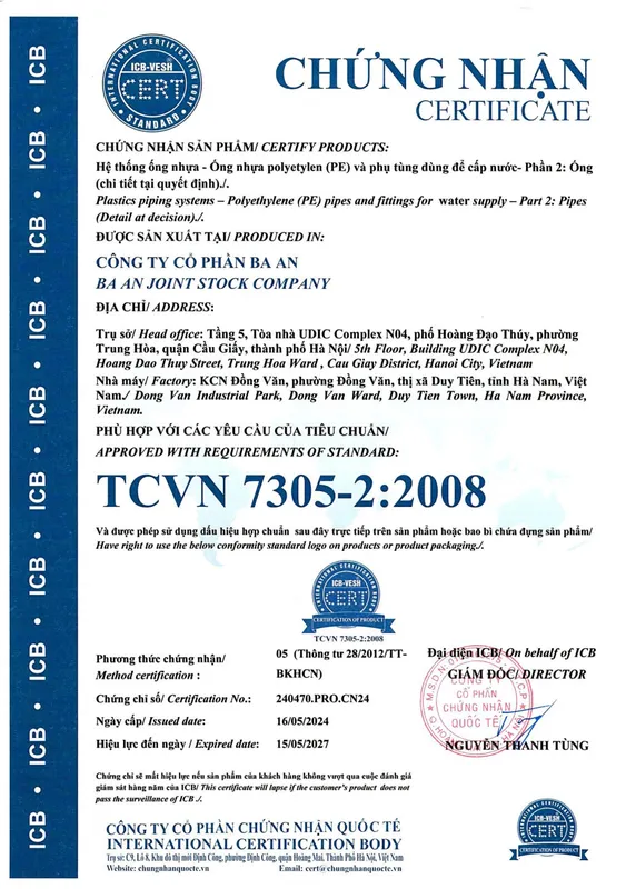 Sản phẩm HOP CHUAN 7305 2.2008 — Công Ty Cổ Phần Ba An — MST 0101448542