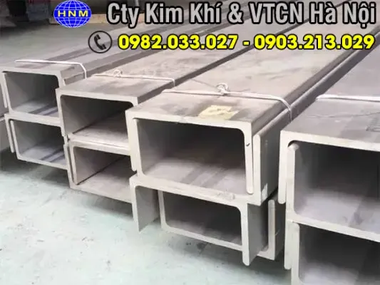 Sản phẩm Thanh U inox 304 đúc 6 ly 50mm x 120mm x 50mm — Công Ty Cổ Phần Kim Khí Và Vật Tư Công Nghiệp Hà Nội — MST 0101515372