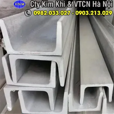 Sản phẩm Thanh U inox 304 đúc 6 ly 65mm x 150mm x 65mm — Công Ty Cổ Phần Kim Khí Và Vật Tư Công Nghiệp Hà Nội — MST 0101515372