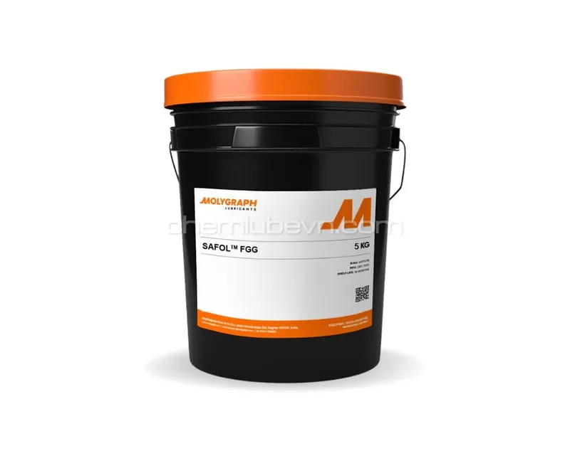 Sản phẩm MOLYGRAPH Safol FGG   bao bì mới — Dầu Nhớt Chemlube - Công Ty TNHH Chemlube Việt Nam — MST 0101548353