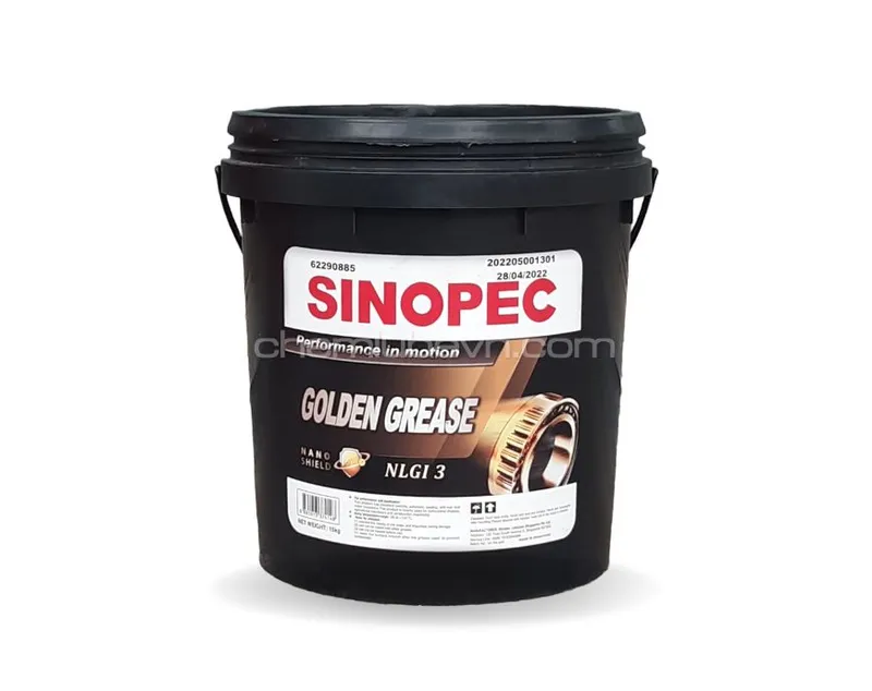 Sản phẩm Sinopec golden NLGI 3 17kg — Dầu Nhớt Chemlube - Công Ty TNHH Chemlube Việt Nam — MST 0101548353
