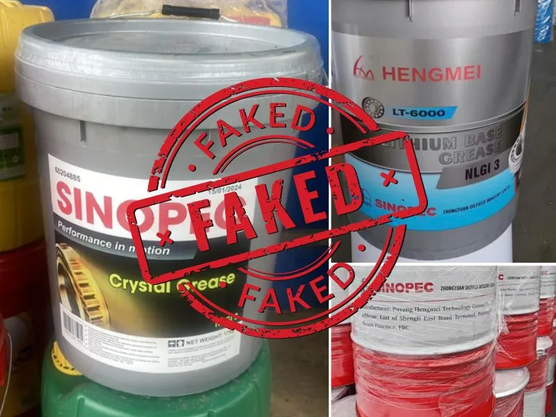 Sản phẩm Thông báo nhận biết hàng giả Sinopec — Dầu Nhớt Chemlube - Công Ty TNHH Chemlube Việt Nam — MST 0101548353