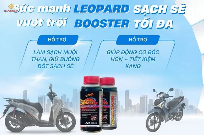 Sản phẩm leopard booster — Hóa Dầu Hà Nội Petrochem - Công Ty CP Hóa Dầu Và Thiết Bị Công Nghiệp Hà Nội — MST 0101680626