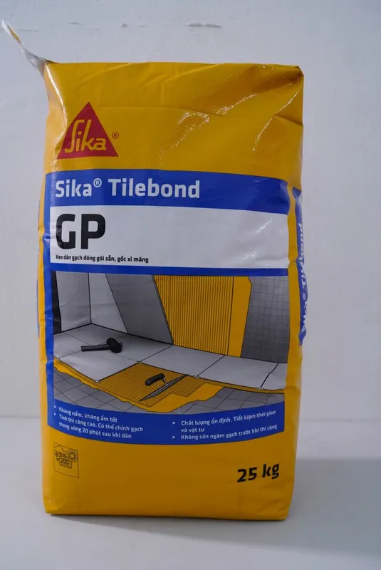 Sản phẩm Sika tilebond gp 25kg — Công Ty Cổ Phần Thương Mại Xuất Nhập Khẩu Tân Phú Bình — MST 0101766880