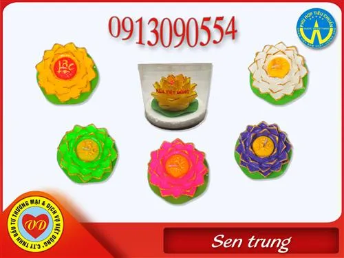Sản phẩm 78 sen trung sm — Nến Việt Dũng - Công Ty TNHH Đầu Tư Thương Mại & Dịch Vụ Việt Dũng — MST 0101892652