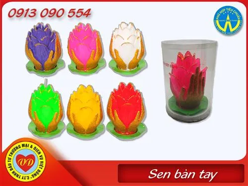 Sản phẩm 80 sen ban tay phat sang khong phat sang sm — Nến Việt Dũng - Công Ty TNHH Đầu Tư Thương Mại & Dịch Vụ Việt Dũng — MST 0101892652