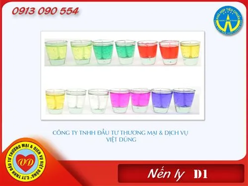 Sản phẩm 94 nen ly d1 sm — Nến Việt Dũng - Công Ty TNHH Đầu Tư Thương Mại & Dịch Vụ Việt Dũng — MST 0101892652