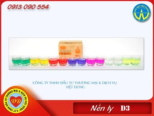 Sản phẩm 96 nen ly thoi d3 sm — Nến Việt Dũng - Công Ty TNHH Đầu Tư Thương Mại & Dịch Vụ Việt Dũng — MST 0101892652