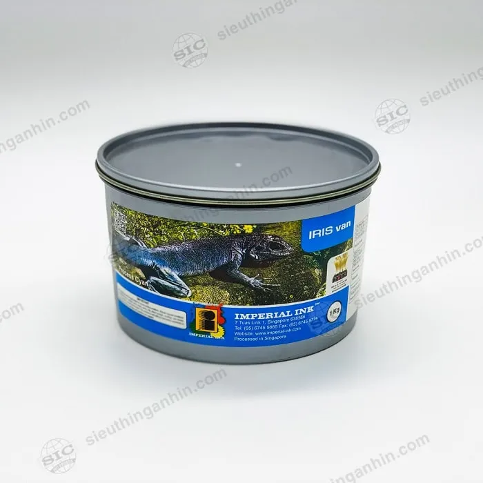 Sản phẩm Muc in Offset Irisvan Imperial Ink Cyan sieuthinganhin.com SIC — Thiết Bị In SIC - Công Ty Cổ Phần Xuất Nhập Khẩu Ngành In SIC — MST 0101975919