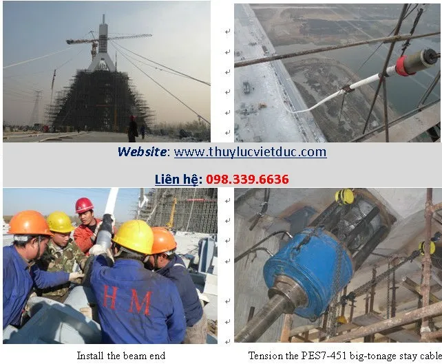 Sản phẩm thi cong cau day vang — Công Ty Cổ Phần Thiết Bị Thuỷ Lực Việt Đức — MST 0102018750