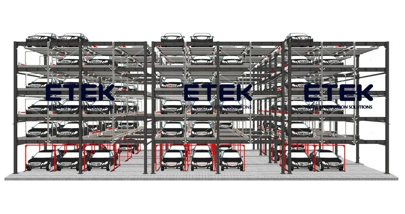 Sản phẩm he thong xep hinh nhieu tang — Hệ Thống Bãi Đỗ xe Tự Động ETEK PARKING - Công Ty Cổ Phần Giải Pháp Tự Động Hóa
ETEK — MST 0102051282