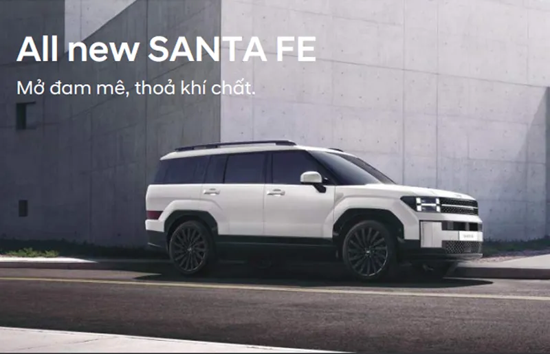 Sản phẩm santafe mb 1 1 — Công Ty Cổ Phần Ô Tô Hyundai Giải Phóng — MST 0102055174