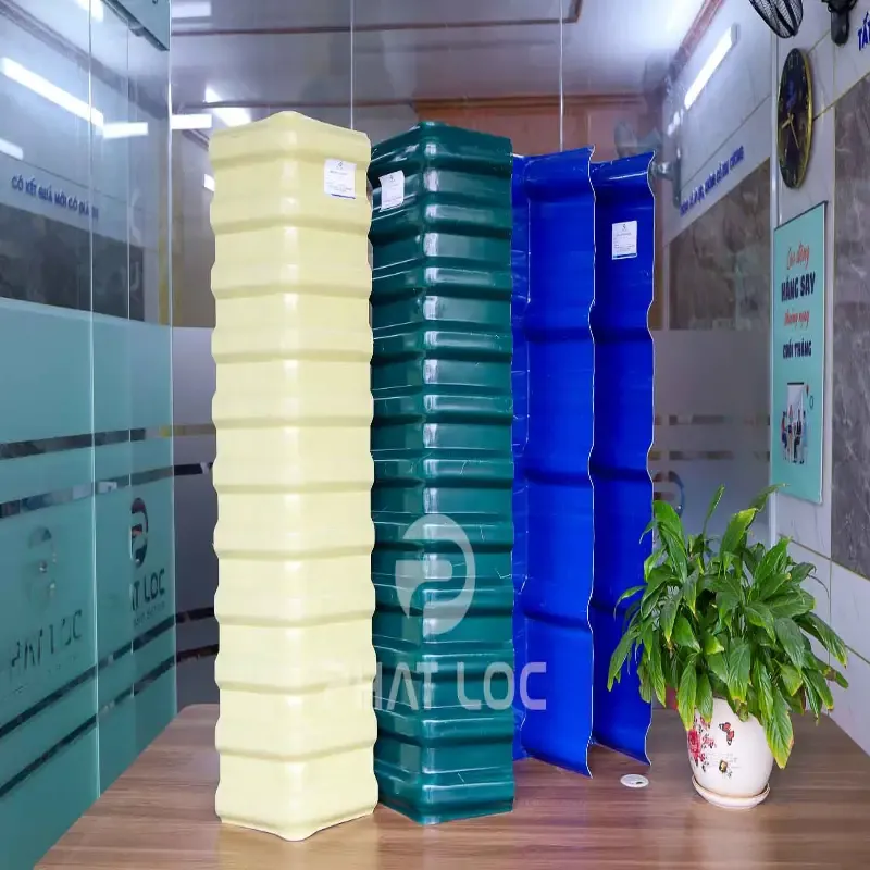 Sản phẩm anh san pham phu kien ton nhua pvc asa eurolines trang chu — Công Ty TNHH Vật Liệu Nhiệt Phát Lộc — MST 0102147192