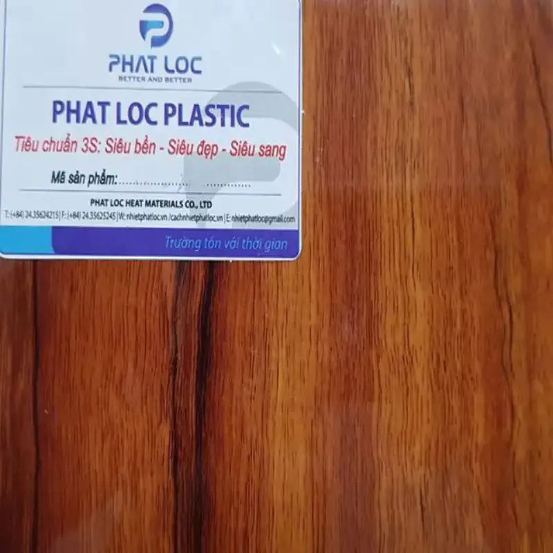 Sản phẩm anh san pham tam pvc van go trang chu — Công Ty TNHH Vật Liệu Nhiệt Phát Lộc — MST 0102147192