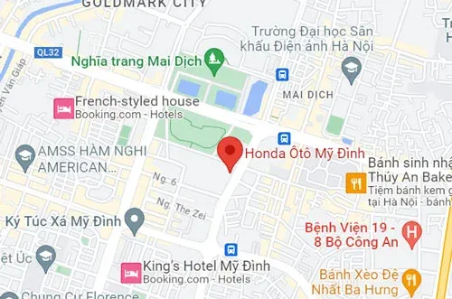 Sản phẩm map honda my dinh — Công Ty CP Đầu Tư Kinh Doanh Tổng Hợp D&C — MST 0102159310