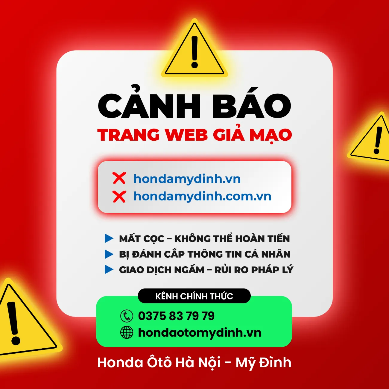 Sản phẩm canh bao website gia mao mobile — Công Ty CP Đầu Tư Kinh Doanh Tổng Hợp D&C — MST 0102159310